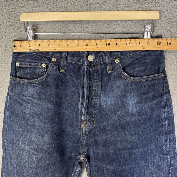 Levis 501xx Jeans Mens 32x32 Blue Straight Leg Denim Pants Button Fly VTG - Picture 4 of 13